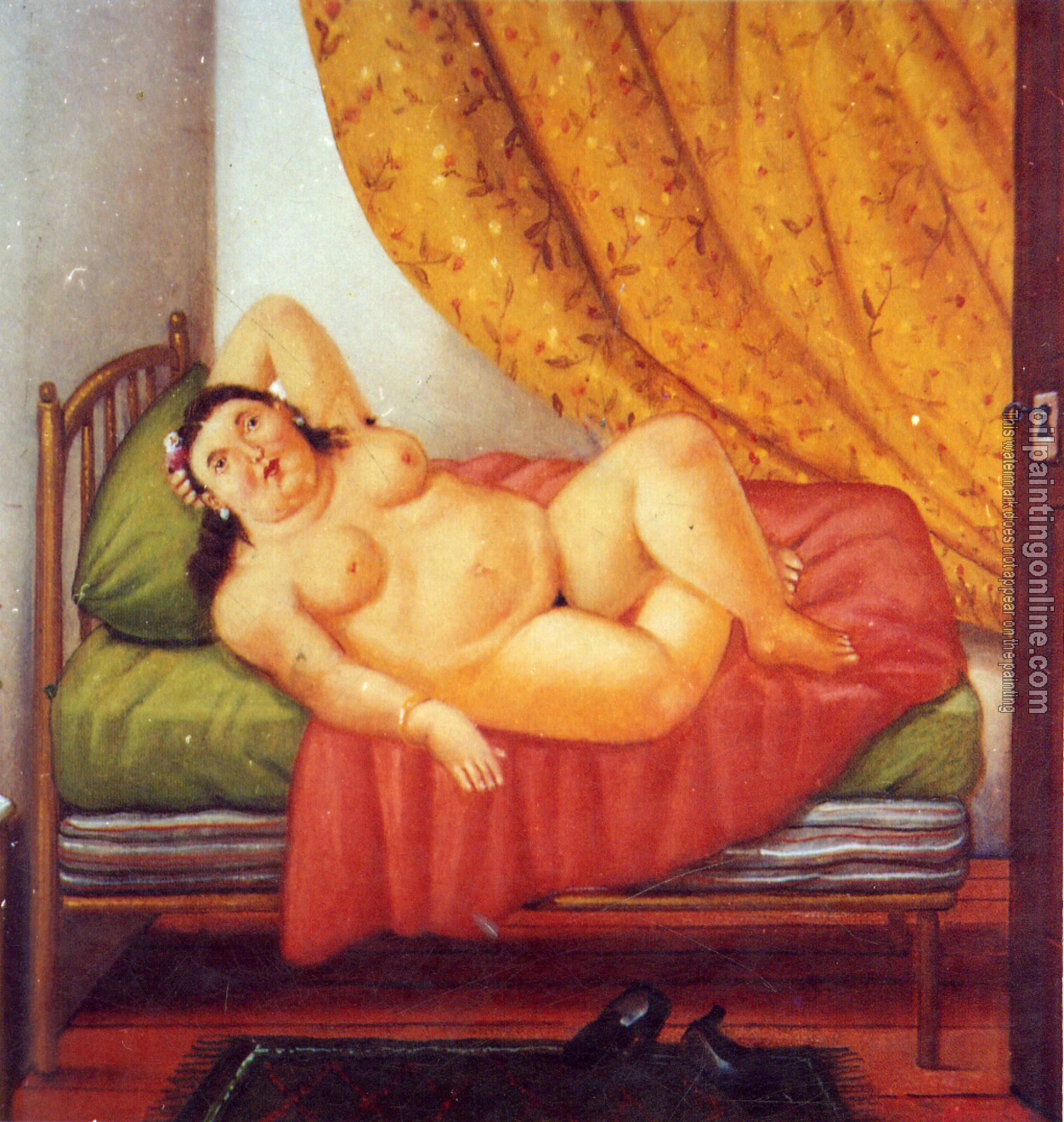 Botero, Fernando - Abstract oil painting.